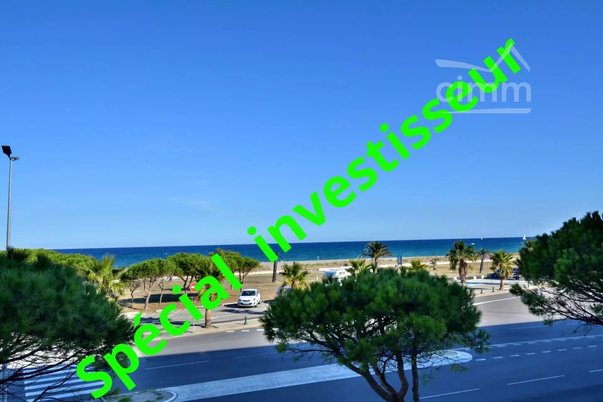 VUE MER SAINT CYPRIEN PLAGE FACE A LA MER APPARTEMENT 2 PIECES