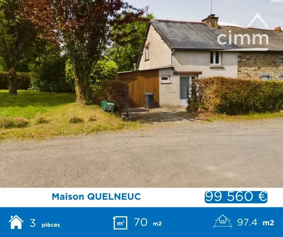 Maison De 70m² à Rénover - Quelneuc | Cimm Immobilier